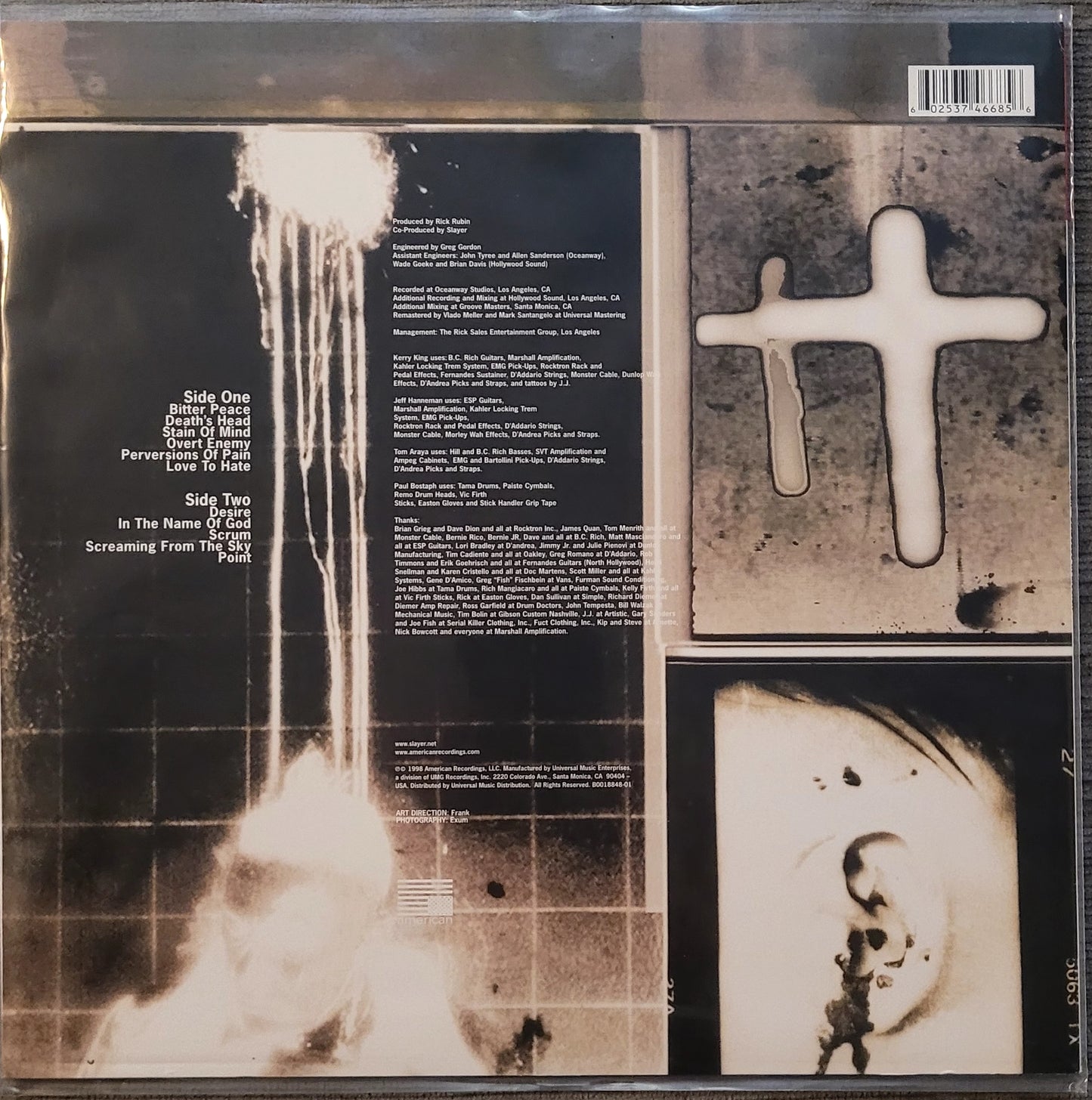 Slayer – Diabolus In Musica (used)(2023 Pressing)
