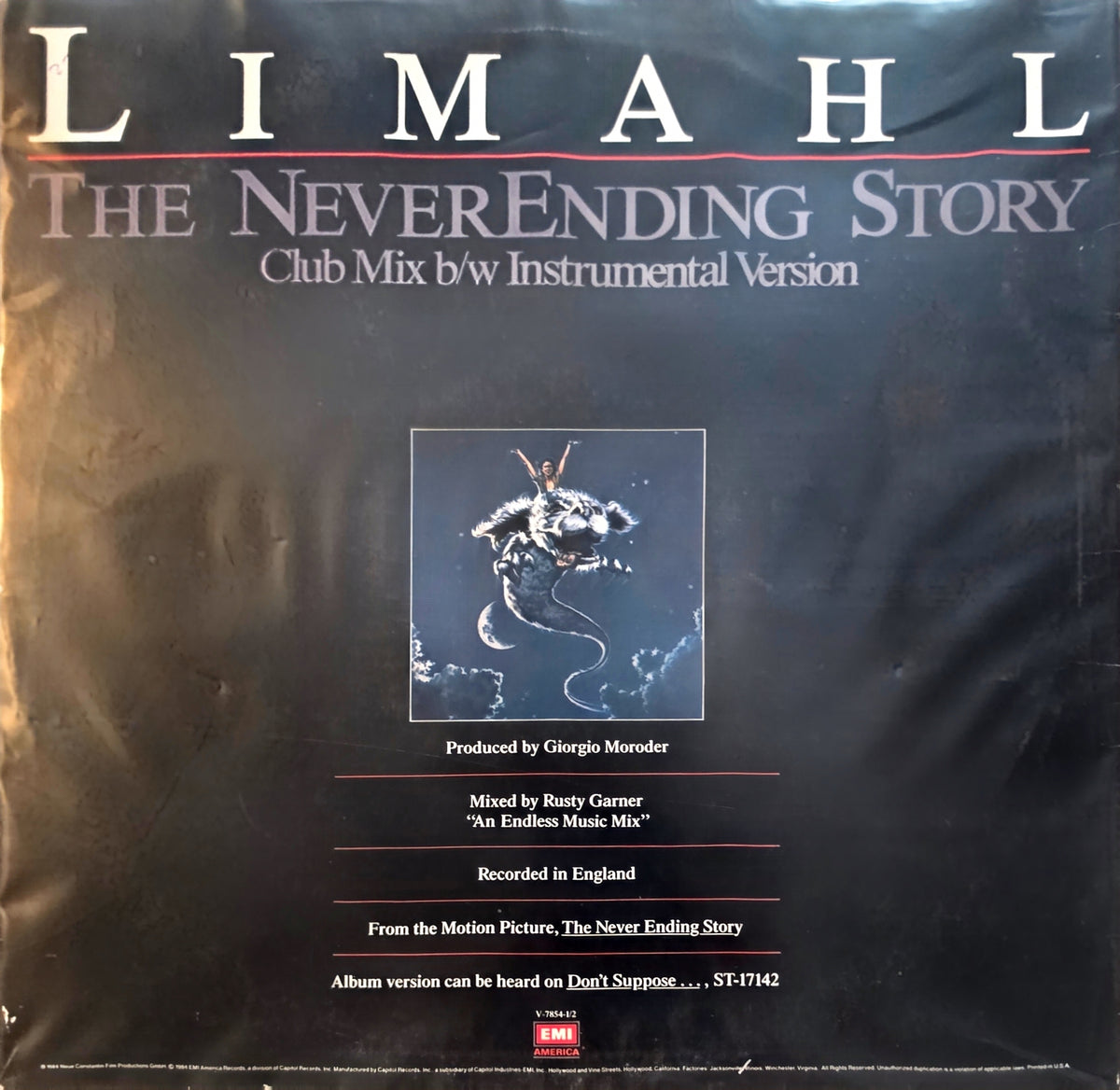 Limahl – The Never Ending Story (used)(1984 Pressing)