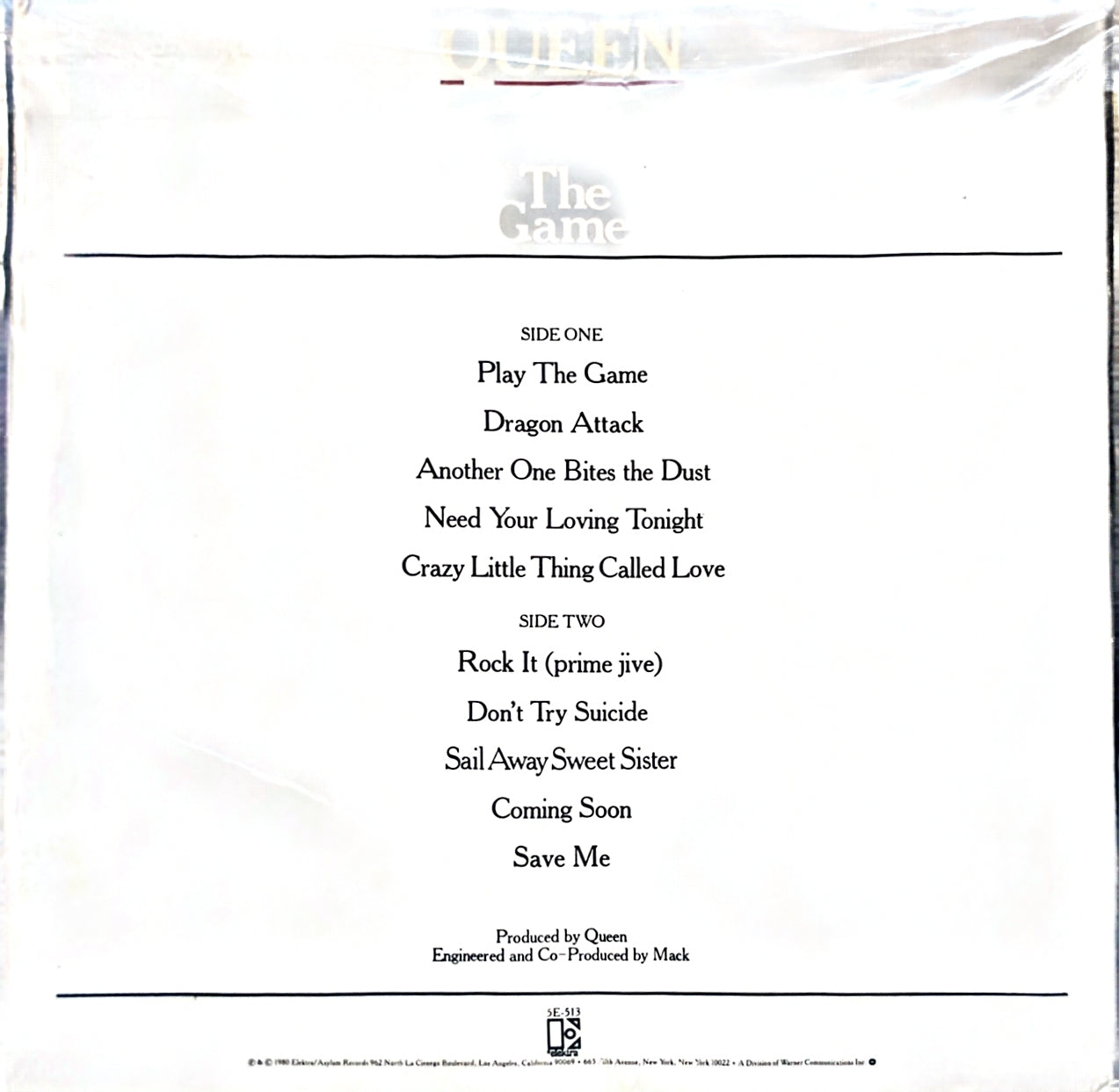 Queen – The Game (used)(1980 Pressing)