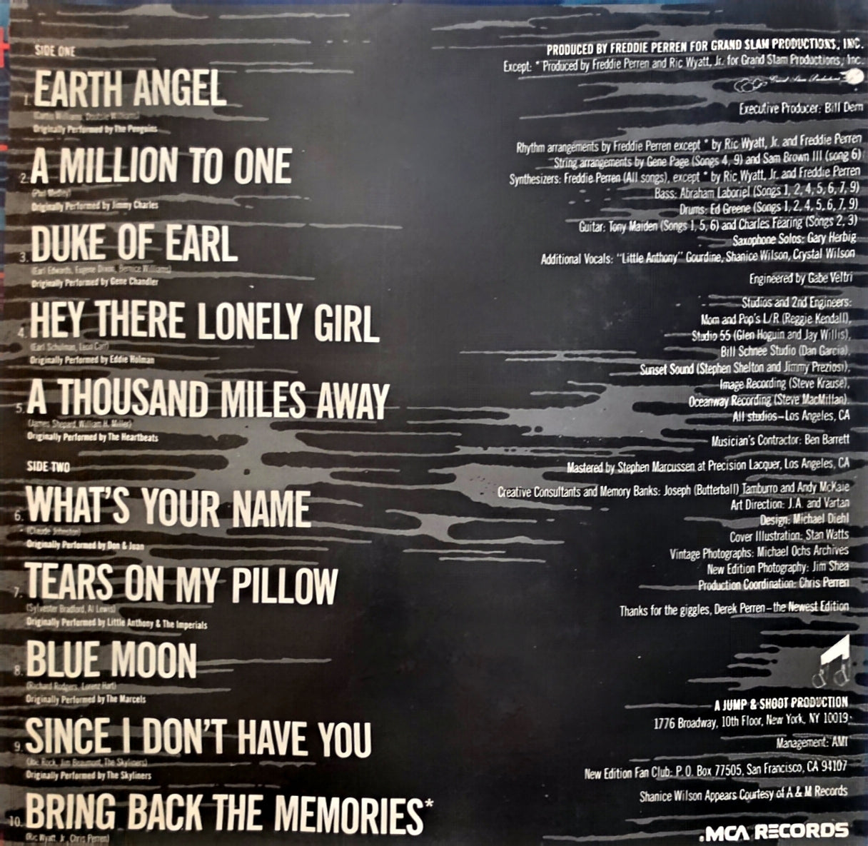New Edition – Under The Blue Moon (used)(1986 Pressing)