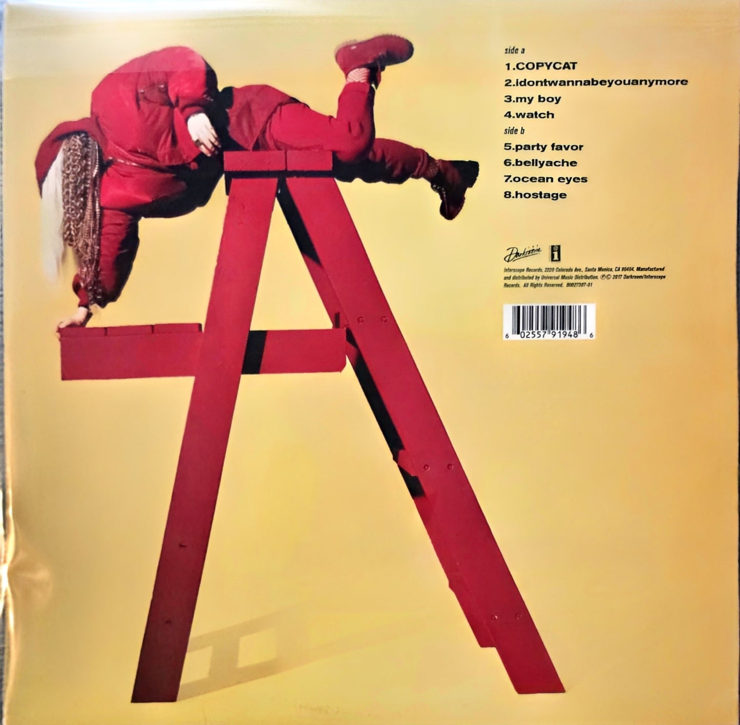 Billie Eilish – Dont Smile At Me (used)(2017 Pressing)
