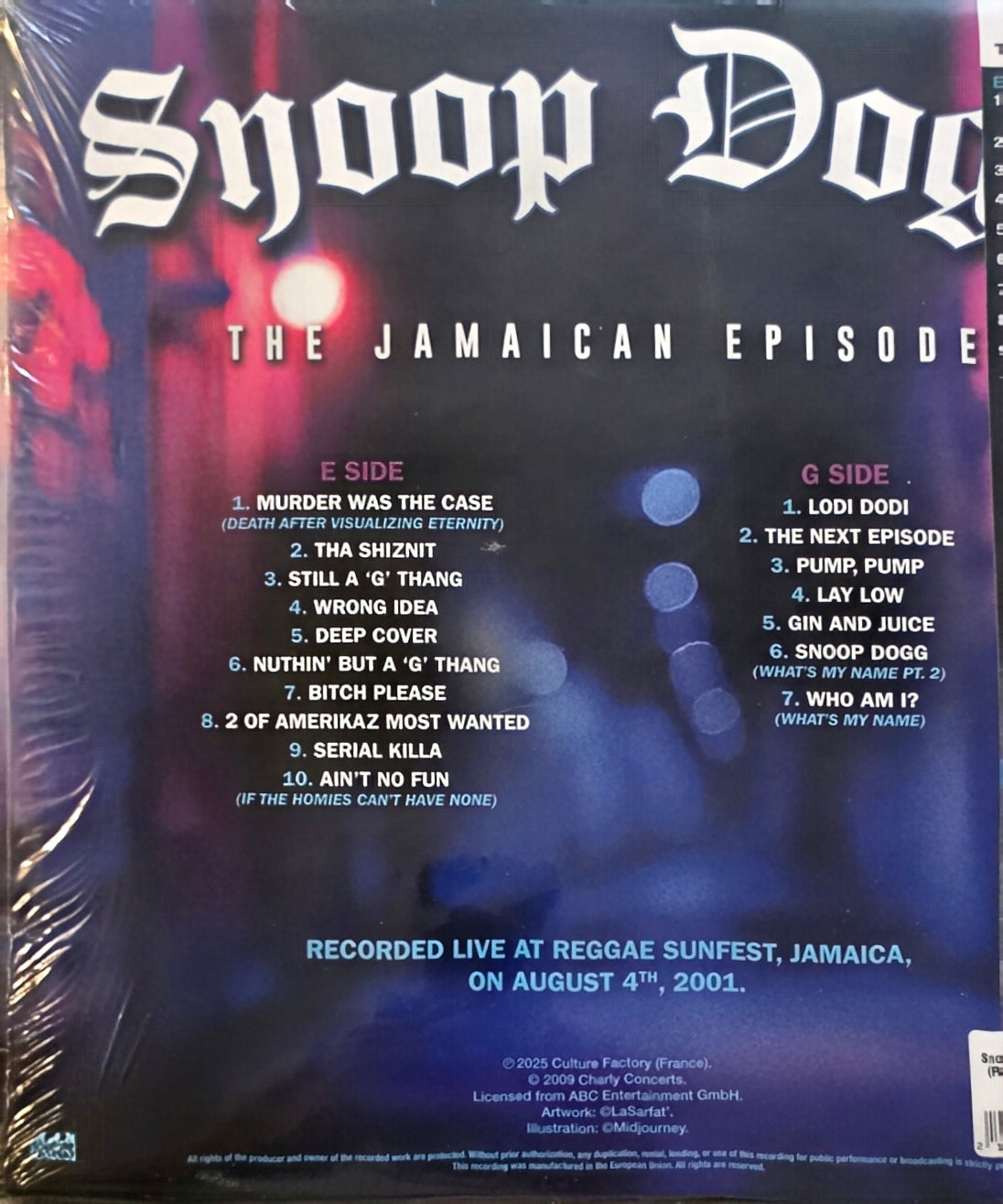 Snoop Dogg – The Jamaican Episode (used)(2025 RSD Pressing)