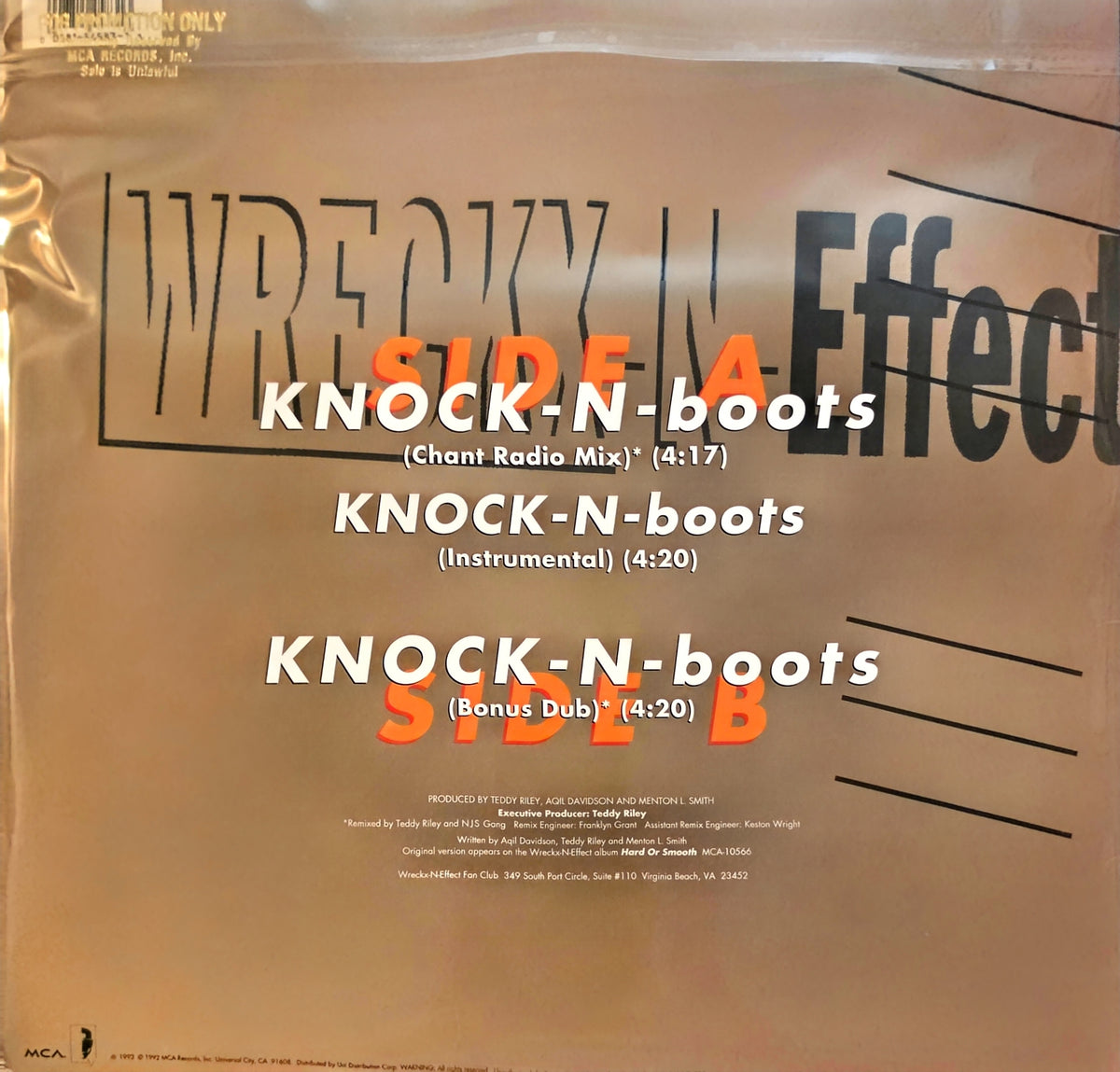 Wreckx-N-Effect – Knock-N-Boots (used)(1983 Pressing)