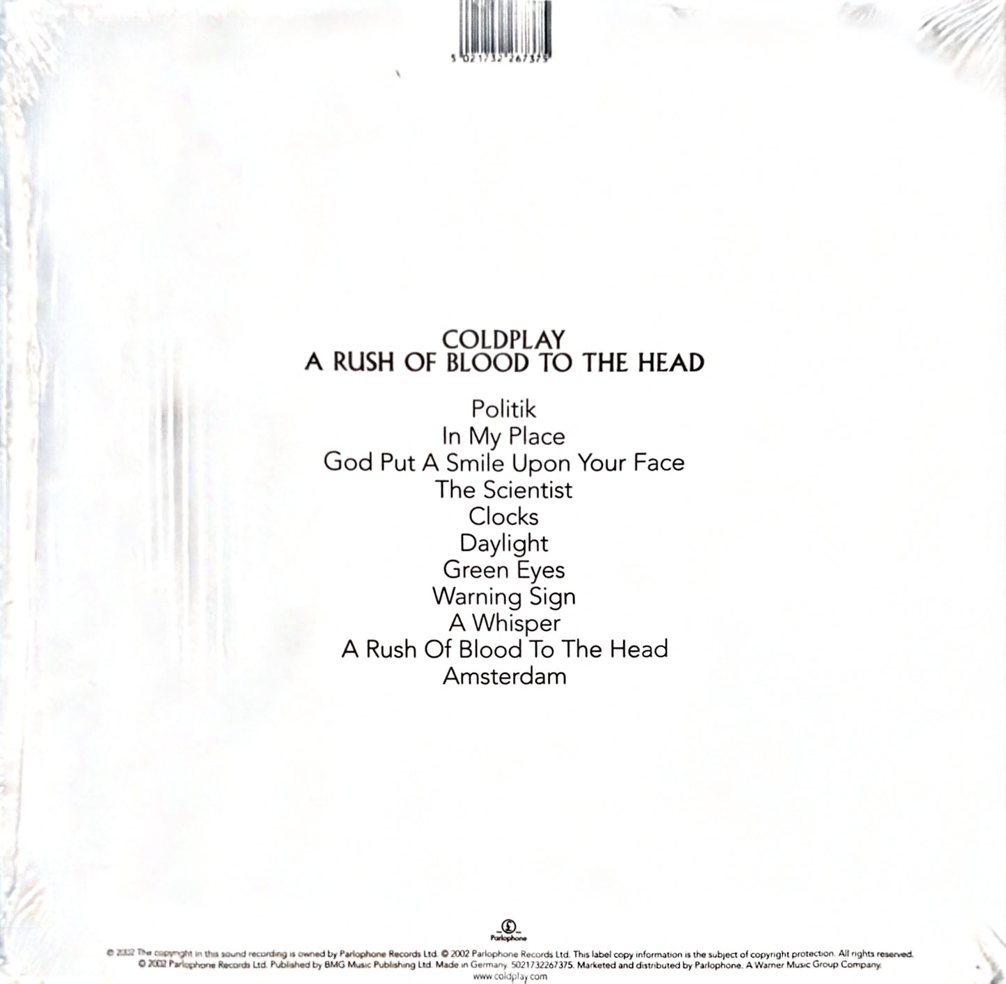 Coldplay – A Rush Of Blood To The Head (used)(2024 Pressing)