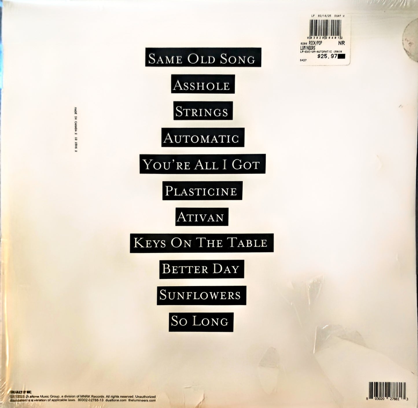 The Lumineers – Automatic (new)(2025 Pressing)