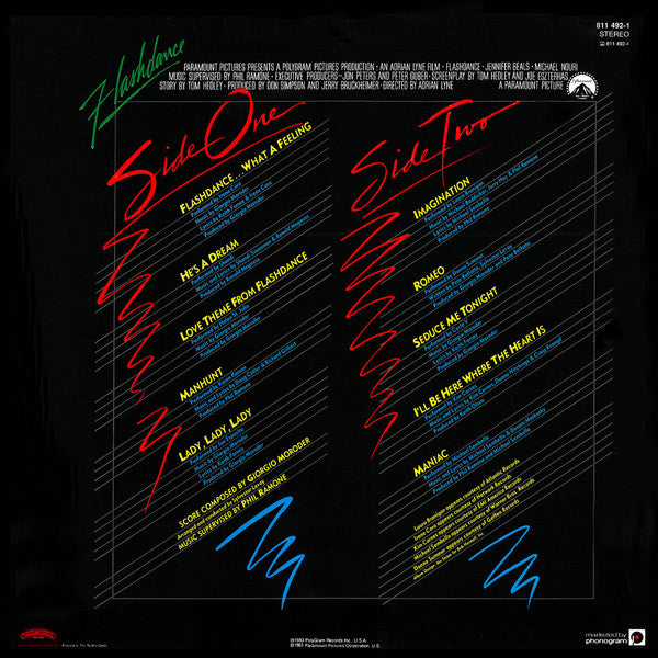 Flashdance (Original Soundtrack From The Motion Picture)(used)(1983 Pressing)