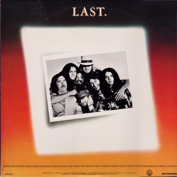 Lynyrd Skynyrd – Skynyrd's First And... Last (used)(1978 Pressing)
