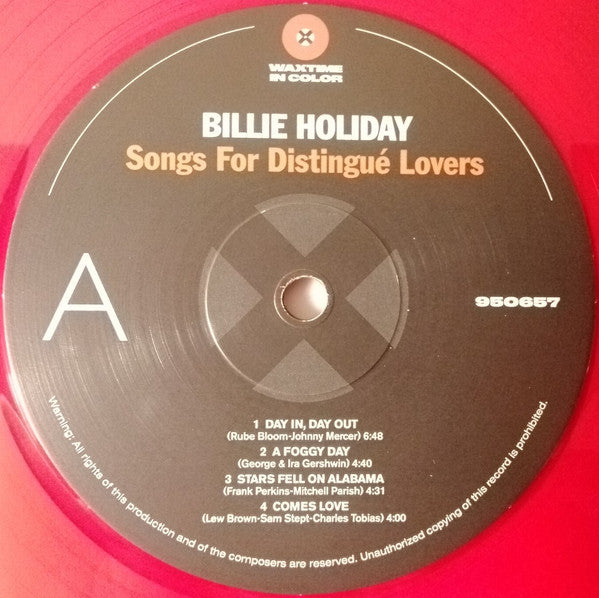 Billie Holiday – Songs For Distingué Lovers (new)(2018 Pressing)