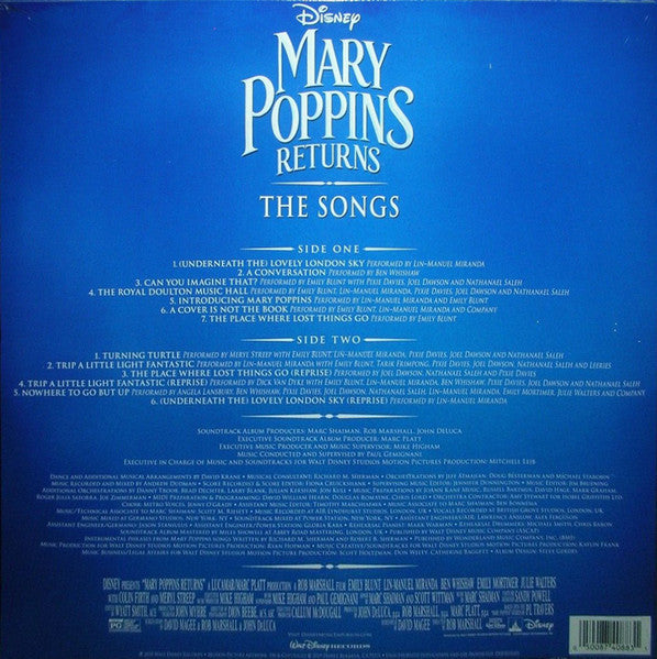 Mary Poppins Returns: The Songs (new)