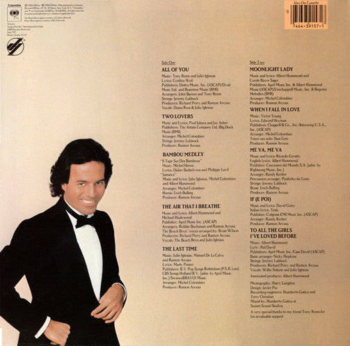 Julio Iglesias – 1100 Bel Air Place (used)