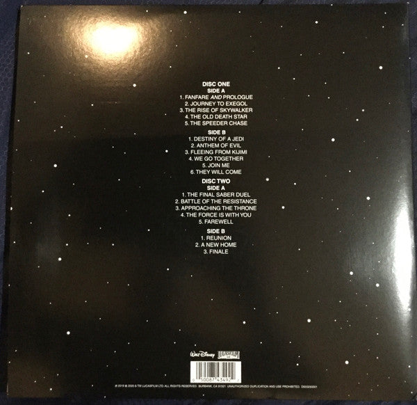 Star Wars: The Rise Of Skywalker (Original Motion Picture Soundtrack)(new)