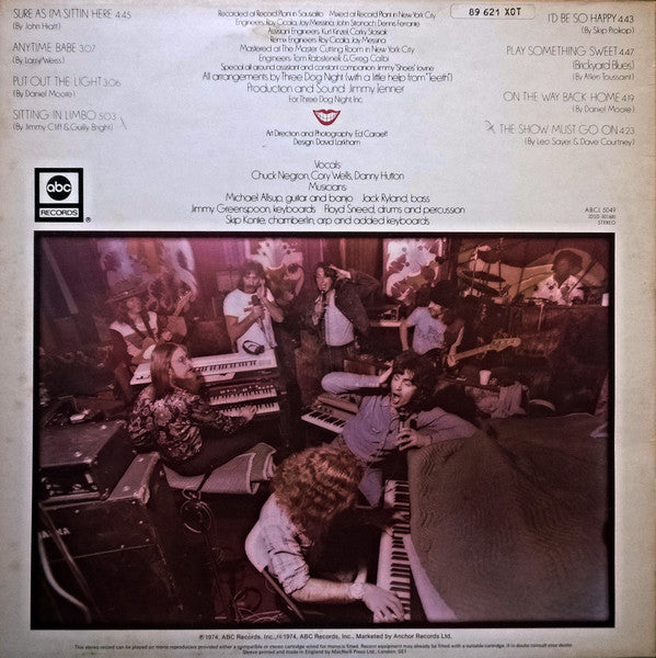 Three Dog Night – Hard Labor (used)