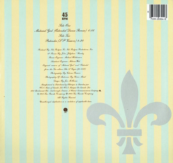 Madonna – Material Girl(used)(1985 Pressing)