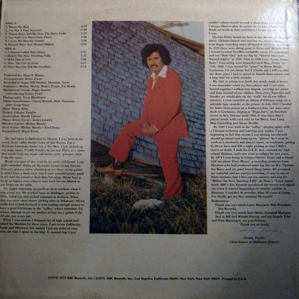 Freddy Fender – Before The Next Teardrop Falls (used)