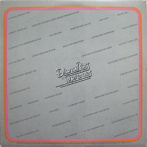 Diana Ross And The Supremes – Anthology (used)