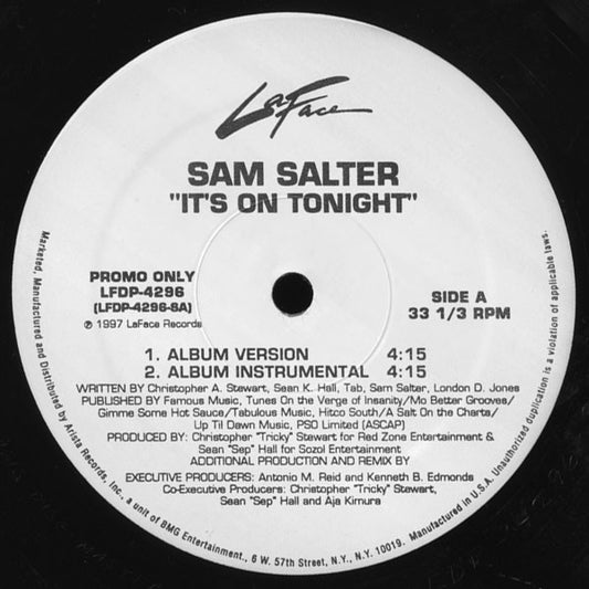 Sam Salter – It's On Tonight (used)