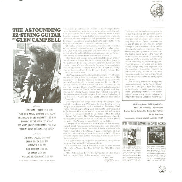 Glen Campbell – The Astounding 12-String Guitar Of Glen Campbell (used)