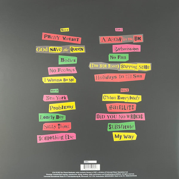 Sex Pistols – The Original Recordings (new)(2022 Pressing)