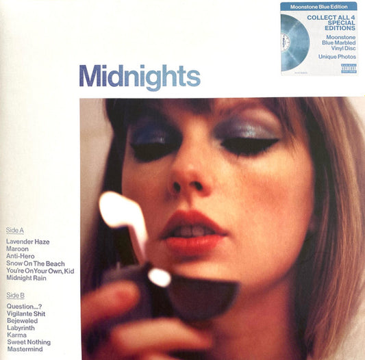Taylor Swift – Midnights (Blue Translucent Marbled) (new)
