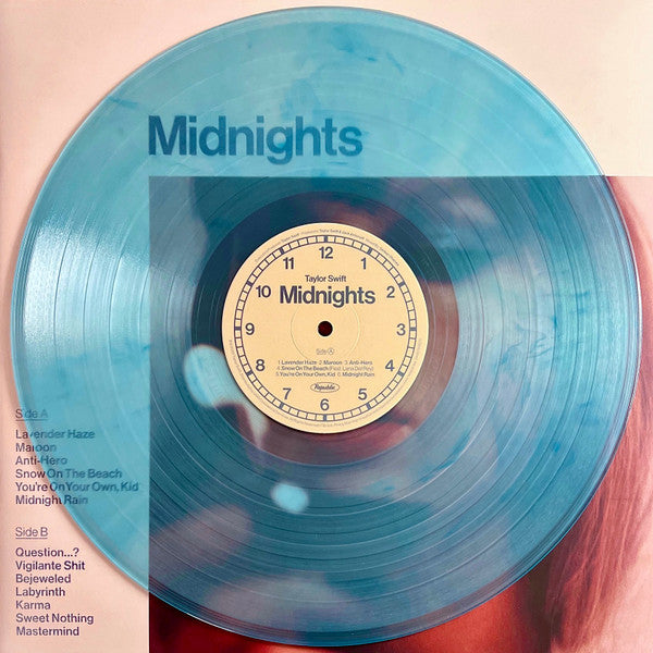 Taylor Swift – Midnights (Blue Translucent Marbled) (new)