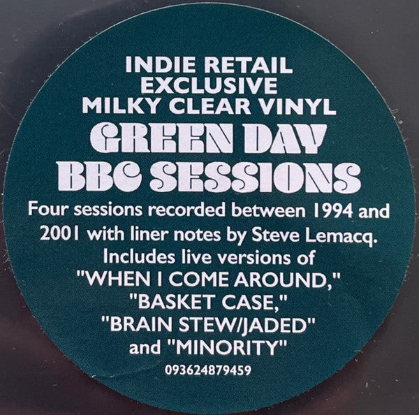 Green Day – BBC Sessions Green Day (new)(2021 Pressing)