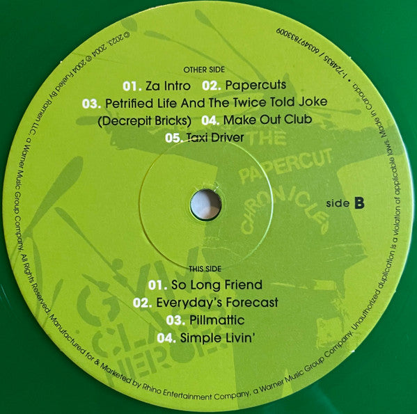 Gym Class Heroes – The Papercut Chronicles (used)(2023 Pressing)