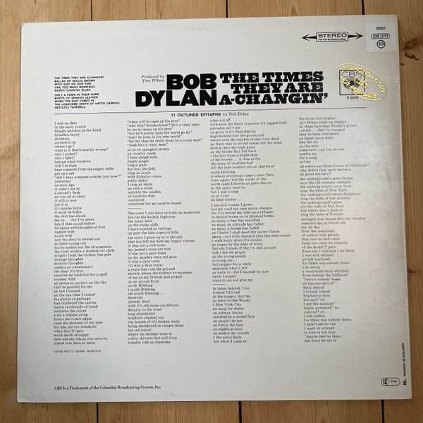 Bob Dylan – The Times They Are A-Changin (New)