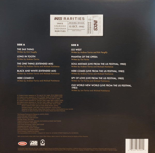 INXS – Shabooh Shoobah Rarities (new)(2023 Pressing)
