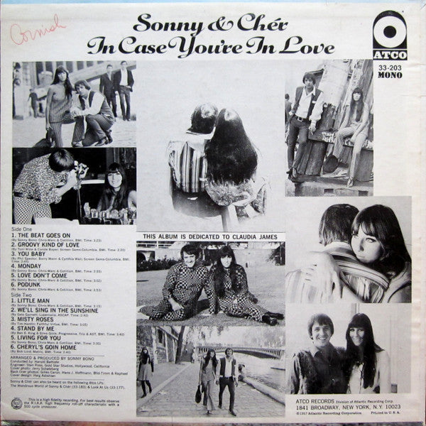 Sonny & Chér* – In Case You're In Love (used)
