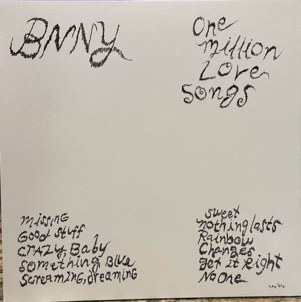 Bnny – One Million Love Songs (new)