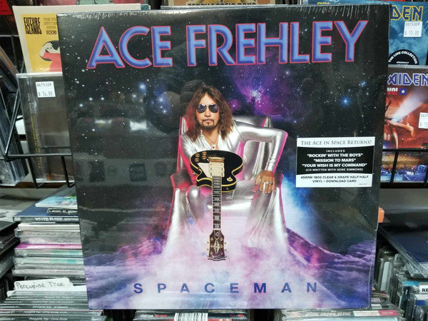Ace Frehley – Spaceman (new)(Clear&Grape Half/Half Vinyl)