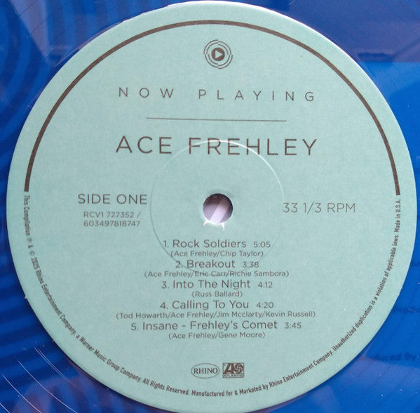 Ace Frehley – Now Playing (new)(Cobalt Blue Vinyl)