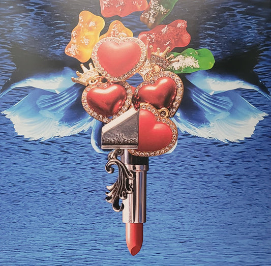 Sleigh Bells ‎– Bunky Becky Birthday Boy (new)(Limited Edition, Numbered 444/500, Sky Blue Transparent with Red, Yellow, Orange, Green, White and Blue Splatter