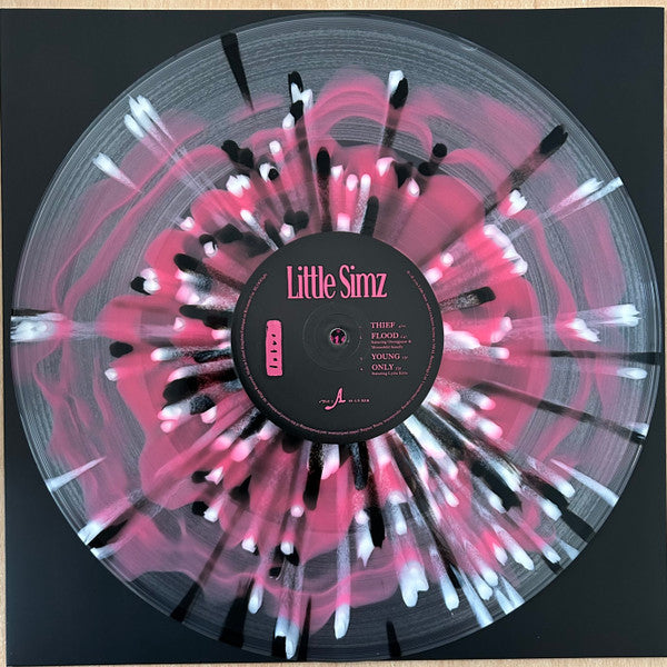 Little Simz – Lotus (new)Limited Edition, Numbered 1241/1500 Pink In Clear w/ White & Black Splatter