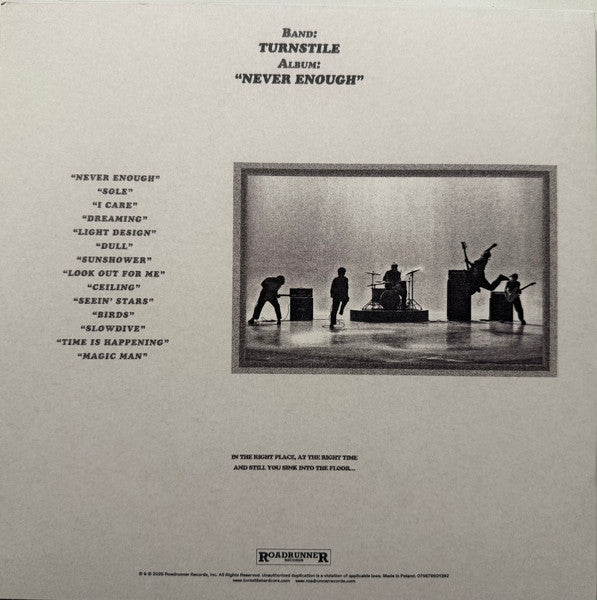 Turnstile – Never Enough (new) Red Wave Target Exclusive