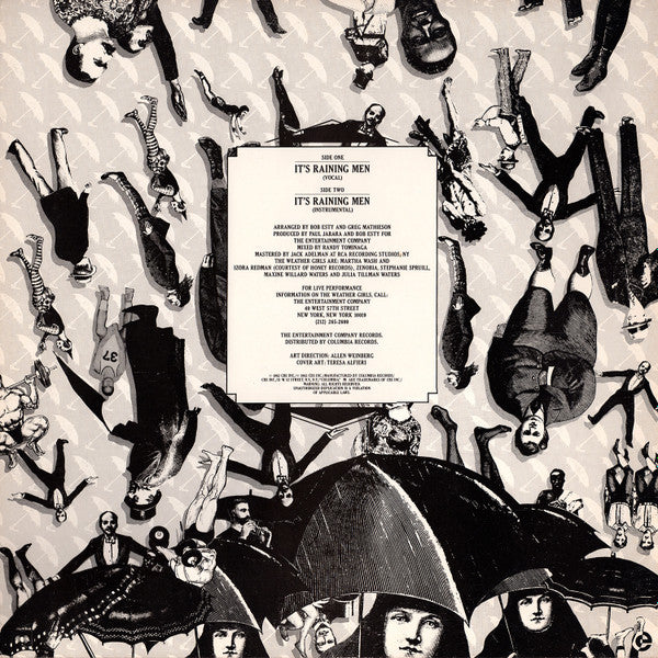 The Weather Girls – It's Raining Men (used)(1982 Pressing)