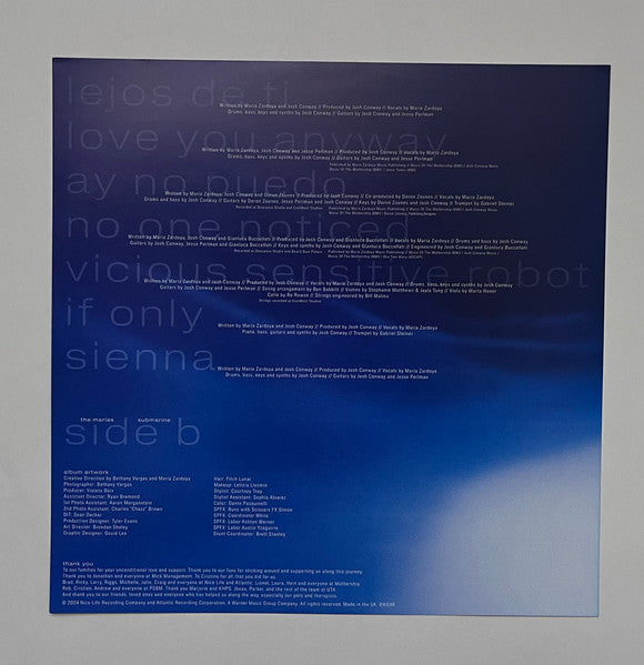 The Marías – Submarine (new)(2026 Pressing)