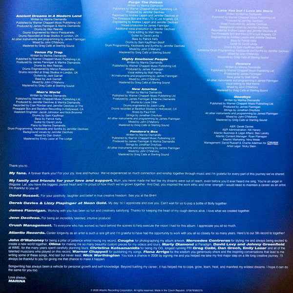 Marina – Ancient Dreams In A Modern Land (new)(2026 Pressing)