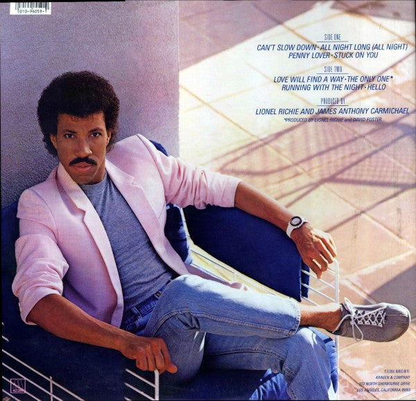 Lionel Richie – Can't Slow Down (used)