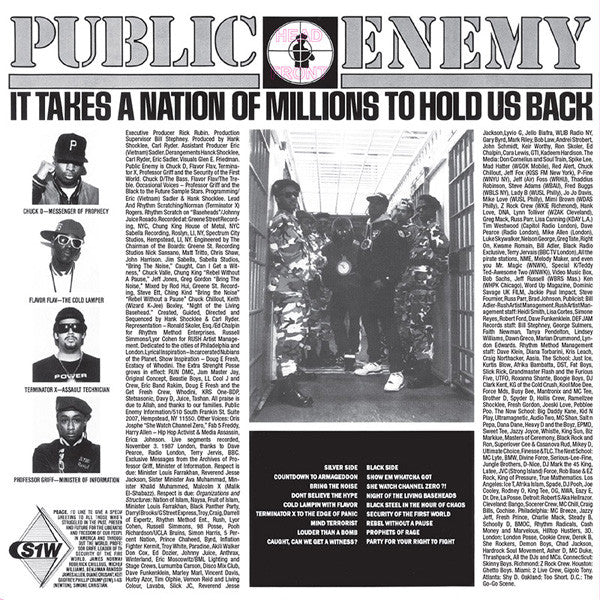 Public Enemy – It Takes A Nation Of Millions To Hold Us Back (NEW)
