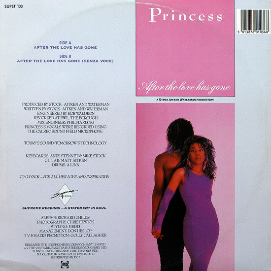 Princess – After The Love Has Gone (used)