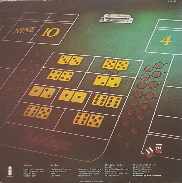 Bad Company – Straight Shooter (used)