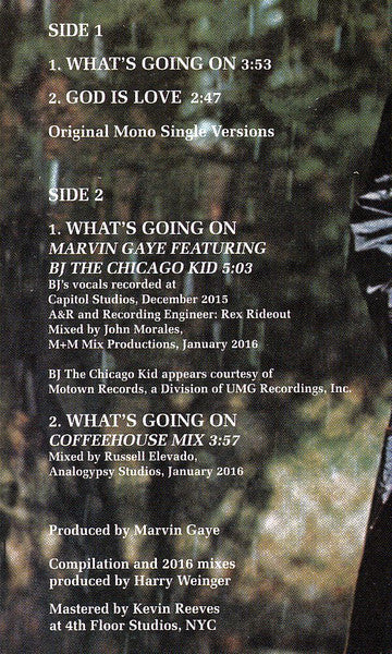 Marvin Gaye – What's Going On (10")Used(single)