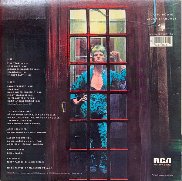 David Bowie – The Rise And Fall Of Ziggy Stardust And The Spiders From Mars (used)