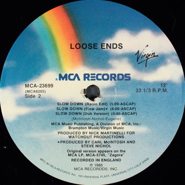 Loose Ends – Slow Down (used)(single)
