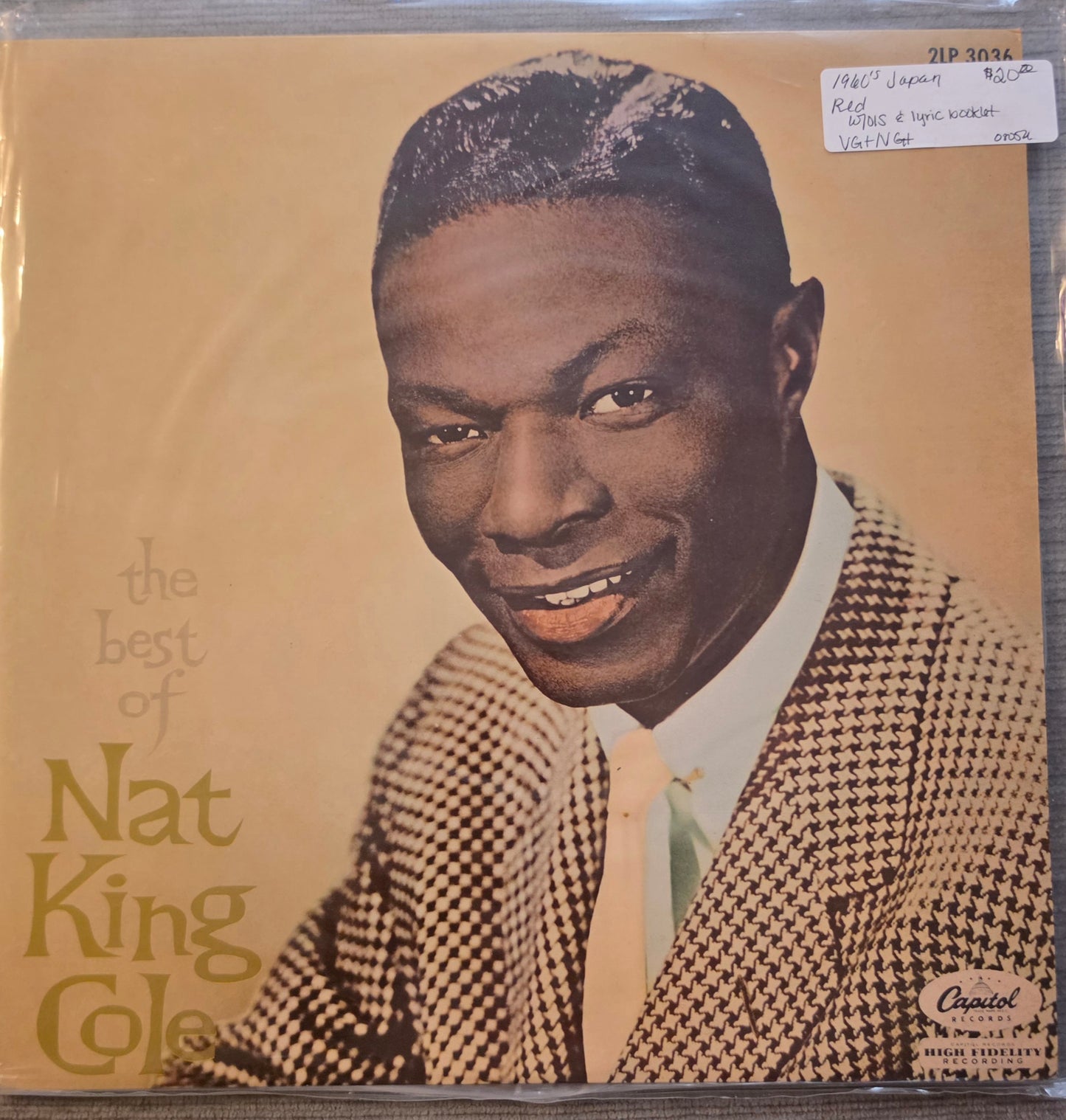 Nat King Cole – The Best Of Nat King Cole (used)(1960's Japanese Pressing)