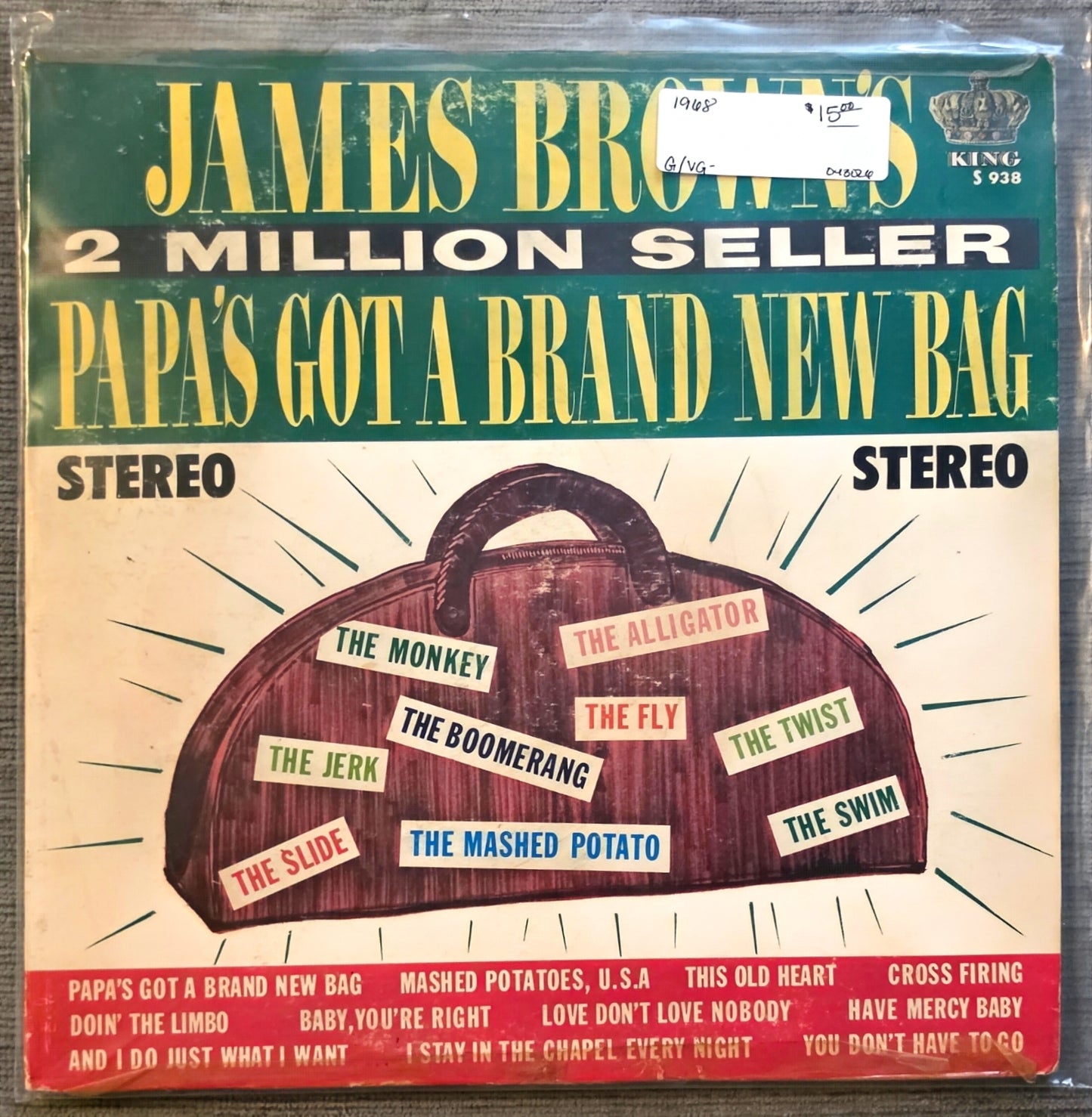 James Brown – Papa's Got A Brand New Bag (used)(1968 Pressing)