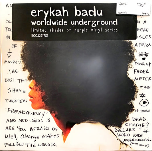 Erykah Badu – Worldwide Underground (new)(2022 Pressing)
