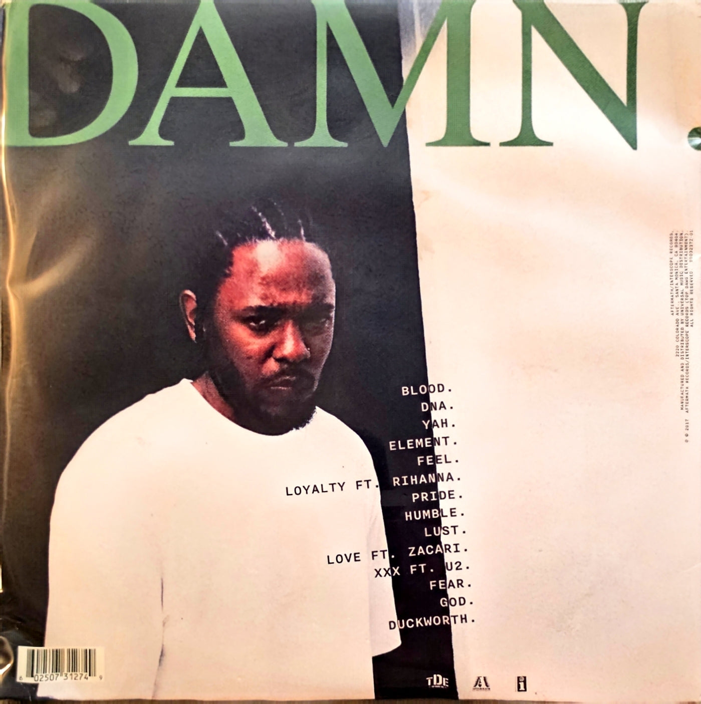 Kendrick Lamar – Damn. (used)(2020 Pressing)