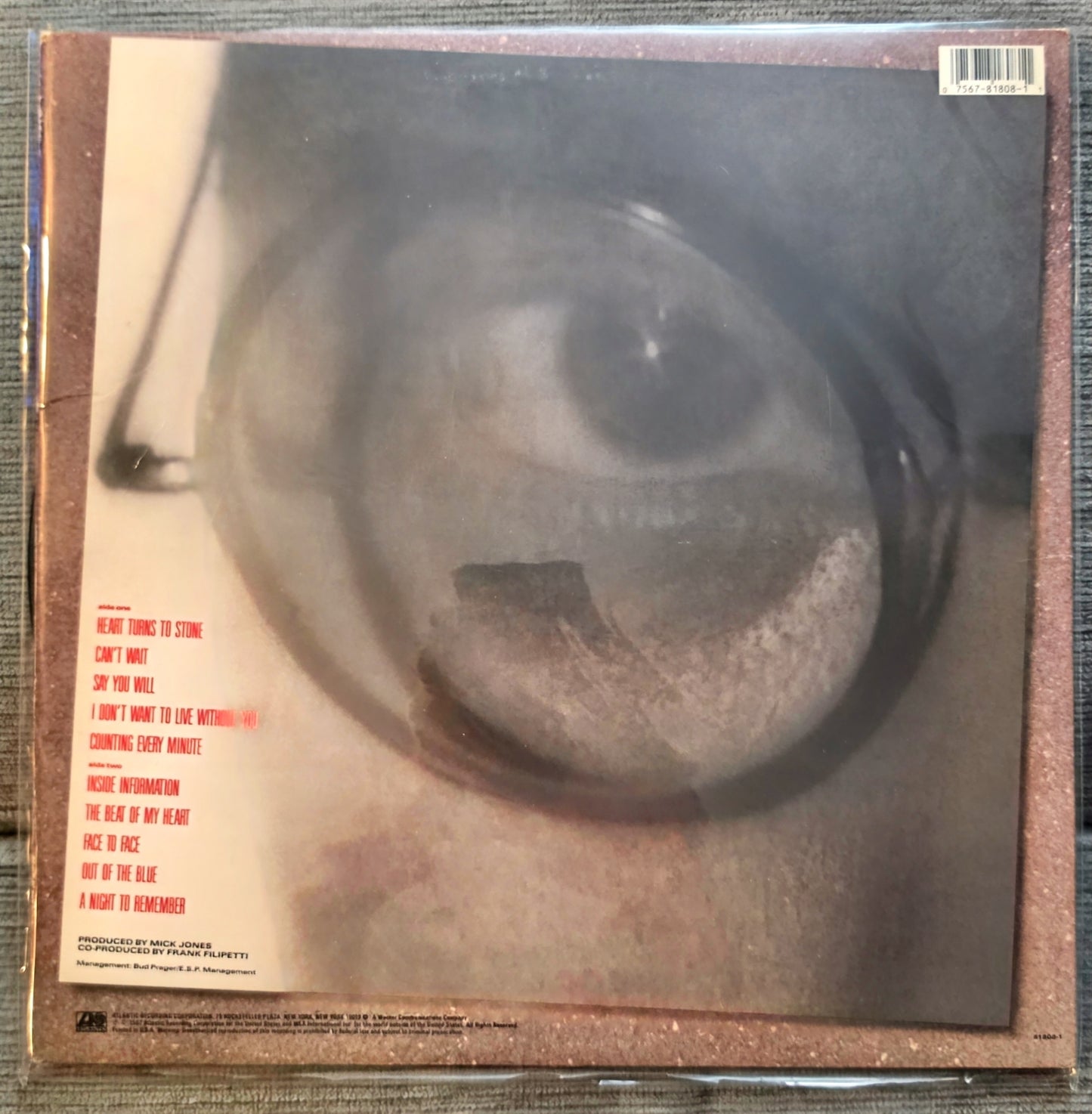 Foreigner – Inside Information (used)(1987 Pressing)